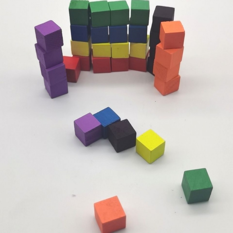 100Pcs/lots 10mm Wood Cubes Co - Board Game Catan ulasan dan harga