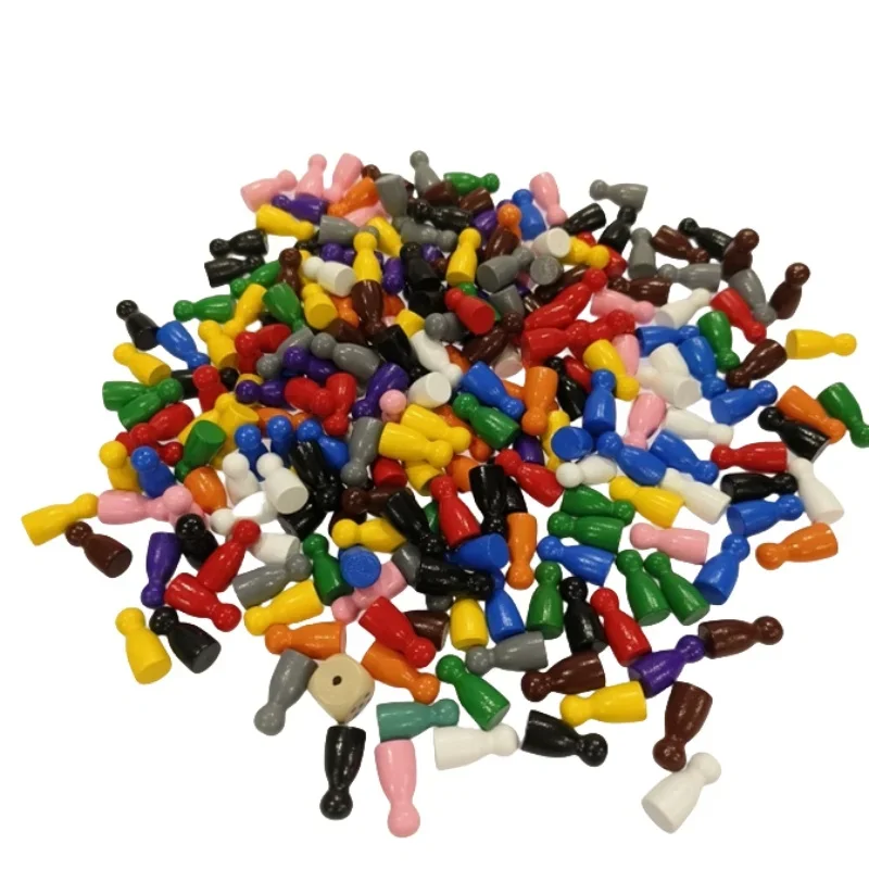 100 Pcs Colorful Wooden Chess  - Board Game Catan ulasan dan harga