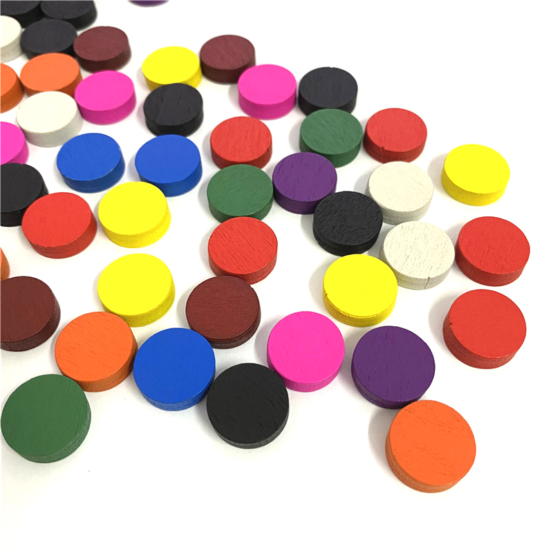 100pieces Diameter 15*5MM Wood - Board Game Catan ulasan dan harga